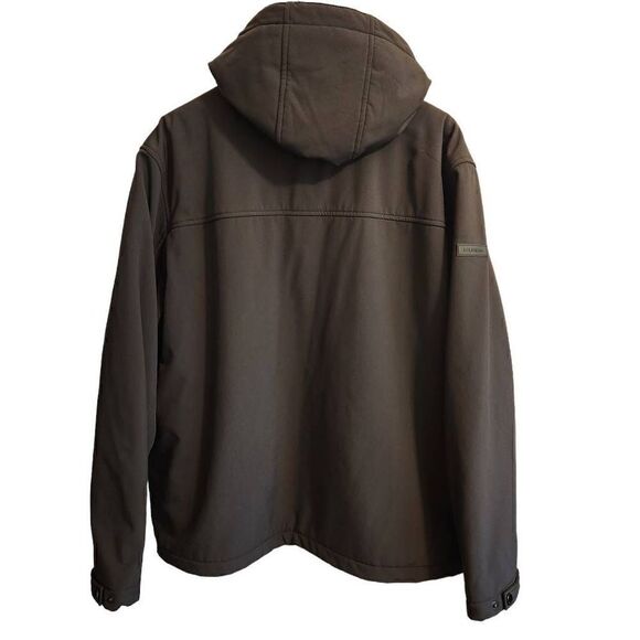 Tommy Hilfiger Jacket XXL Mens Softshell Sherpa Lined Olive Green - Picture 3 of 7